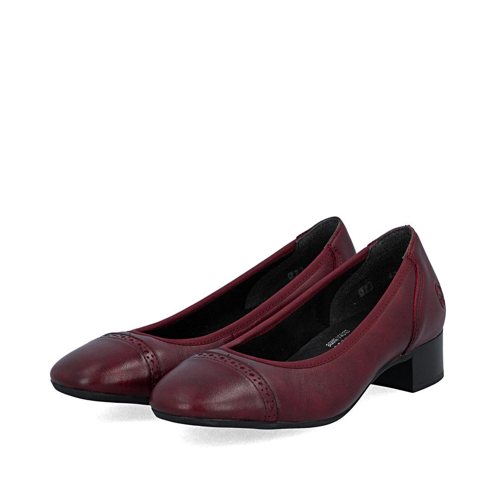 43450-35 Wine Slip On Heel
