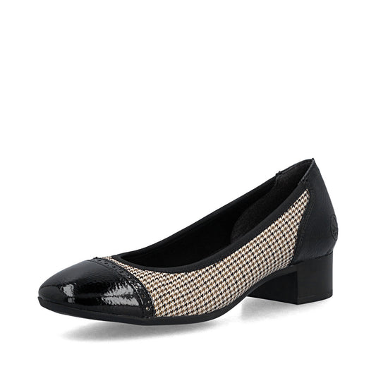 43450-60 Black Multi Slip On Heel