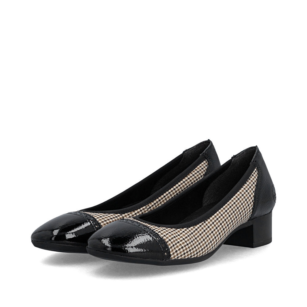 43450-60 Black Multi Slip On Heel