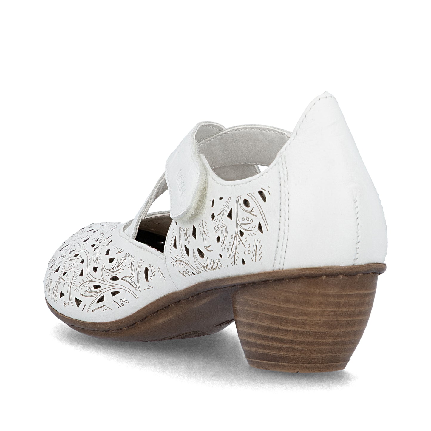 43773-80 White Criss Cross Mary Jane