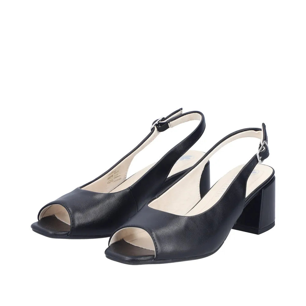 44753-00 Black Open Toe