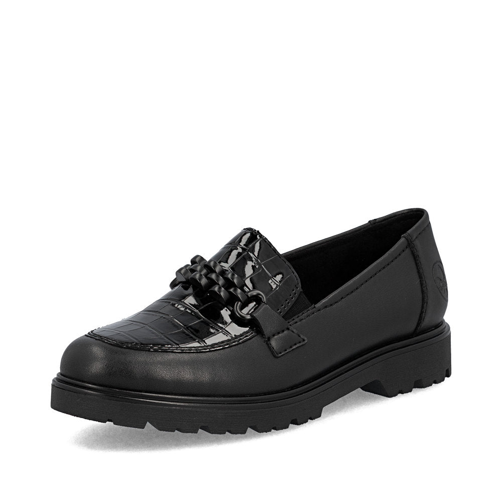 45561-01 Black Croc Slip On