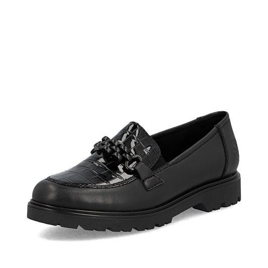 45561-01 Black Croc Slip On