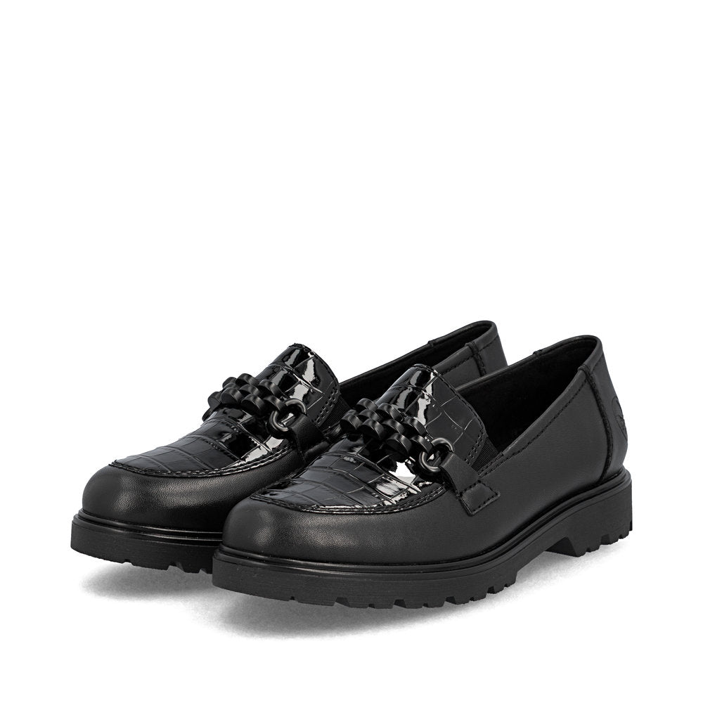 45561-01 Black Croc Slip On