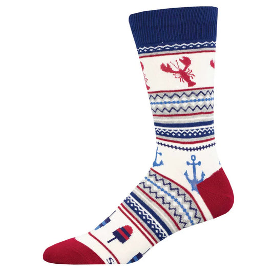 Lobster Fair Isle - Ivory