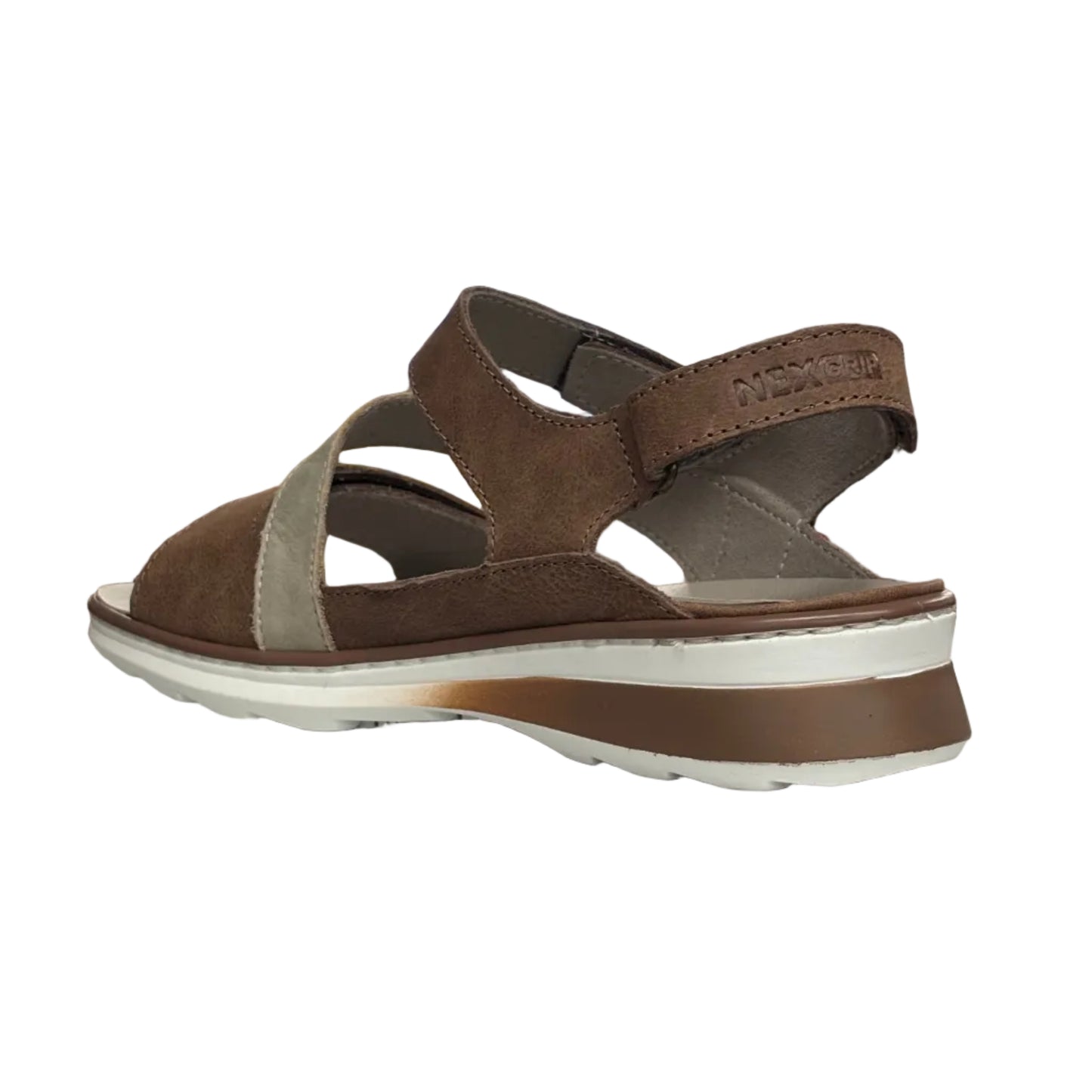 Women's Minerva Cognac/Off White Wide