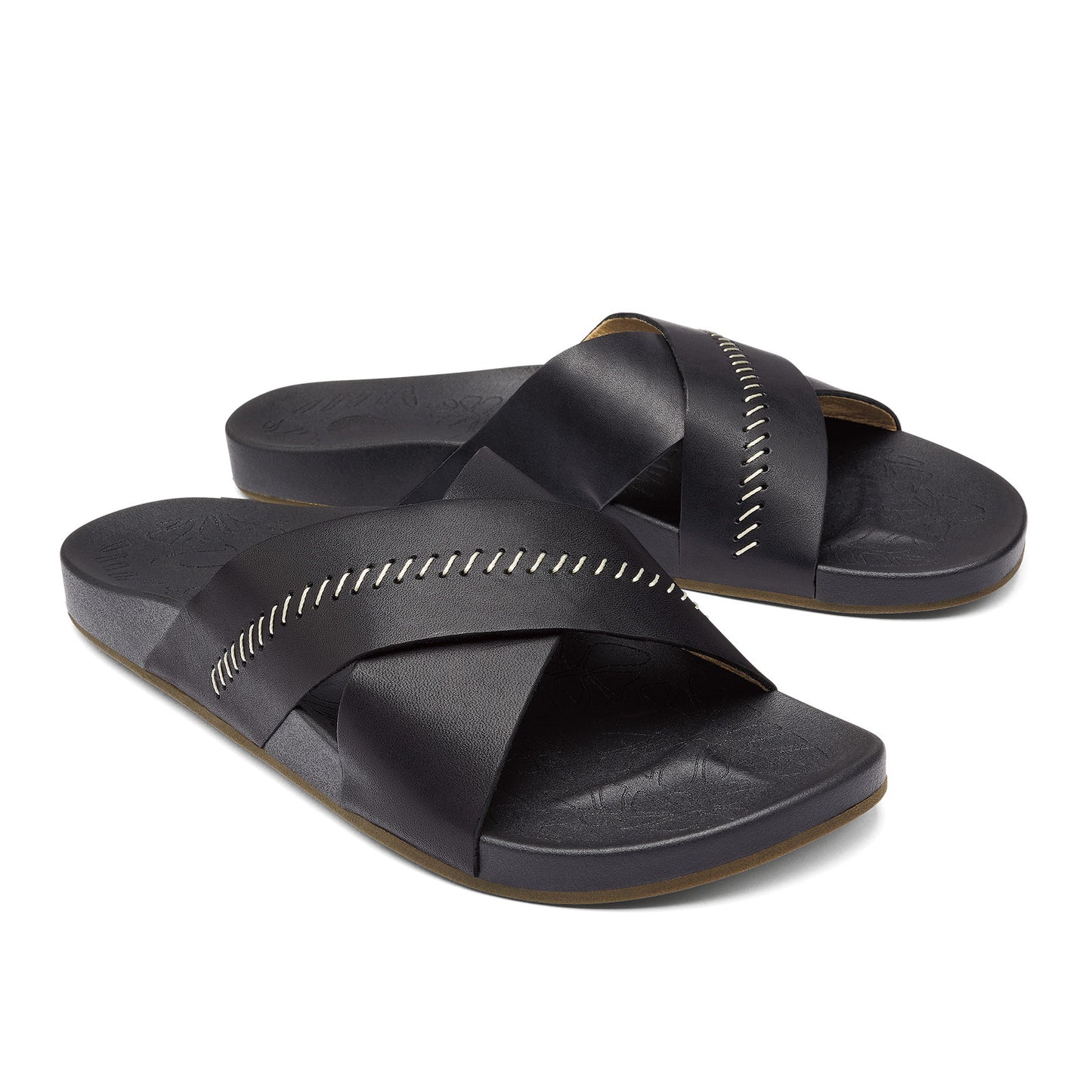 Women's Kipe'a 'Olu Slide Sandal- Black/Black