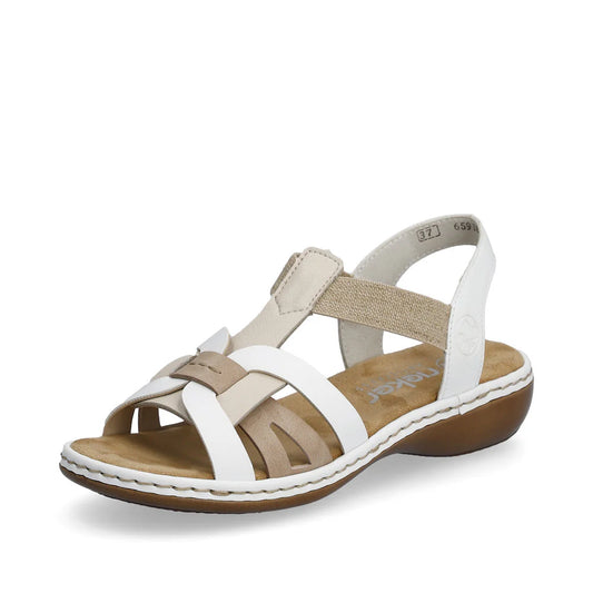 65918-81 Pebble Multi Slip On T-Strap