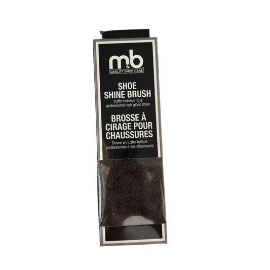 M & B Shoe Shine Brush Full Size