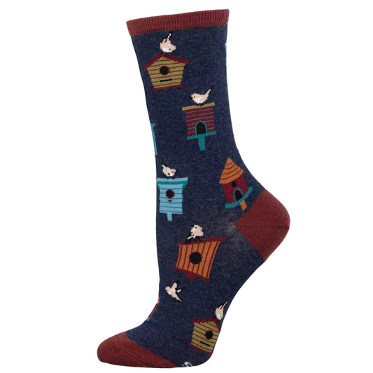 Birdhouses - Navy Heather