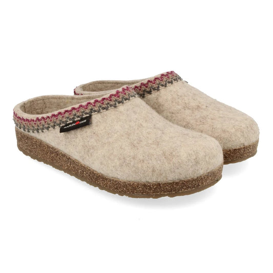 Women's Haflinger Zig Zag Tan/Natural
