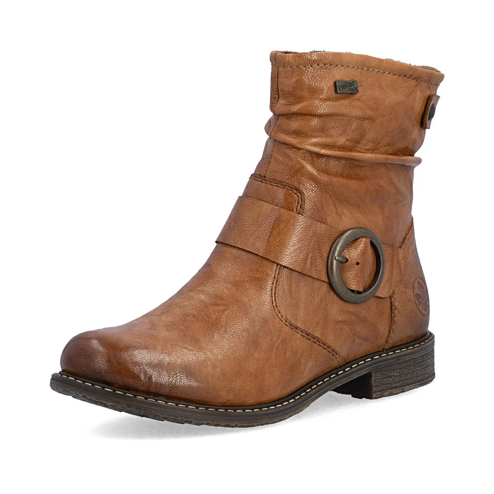 74857-22 Brown Side Zip Buckle RTex
