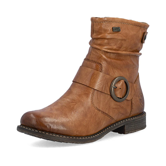 74857-22 Brown Side Zip Buckle RTex