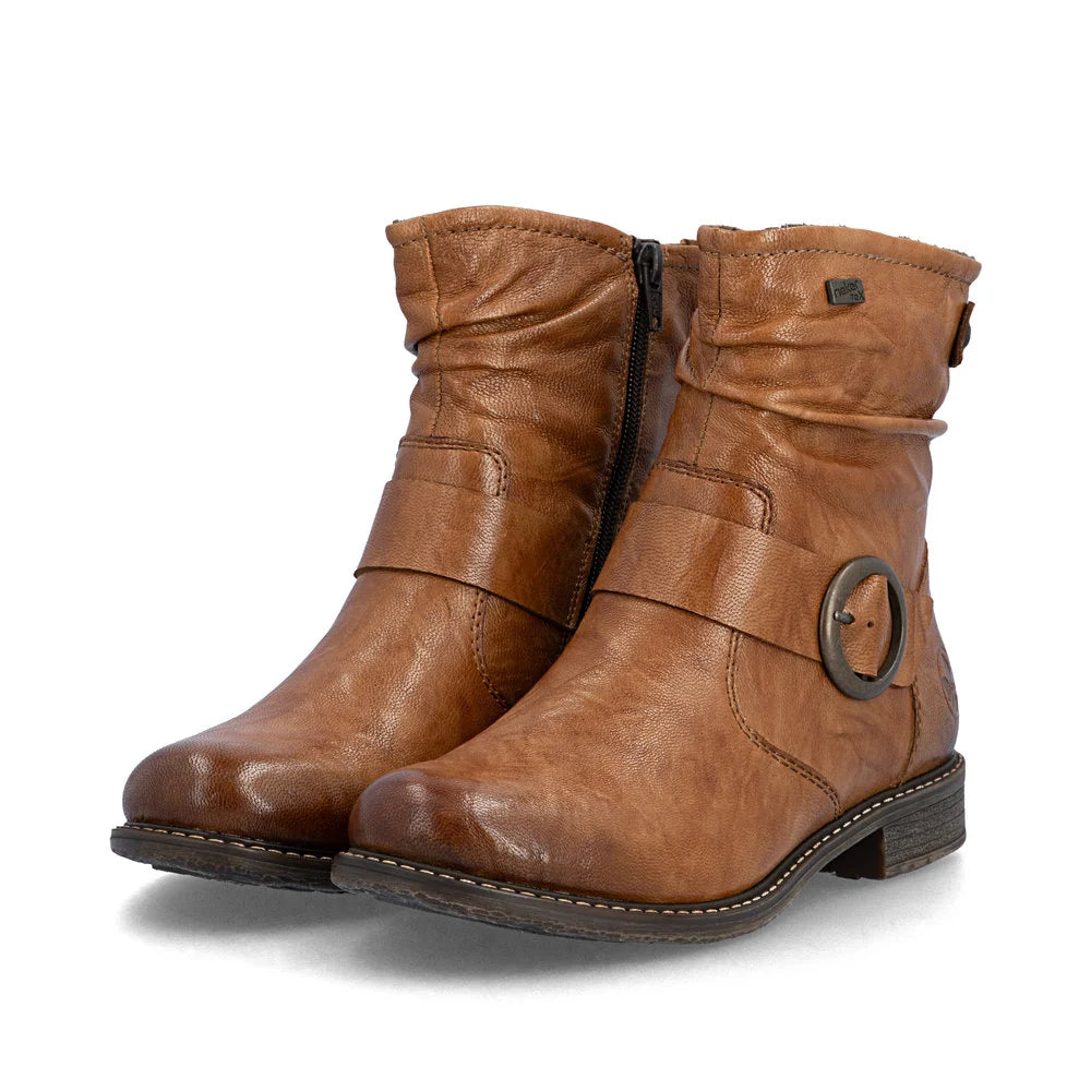 74857-22 Brown Side Zip Buckle RTex