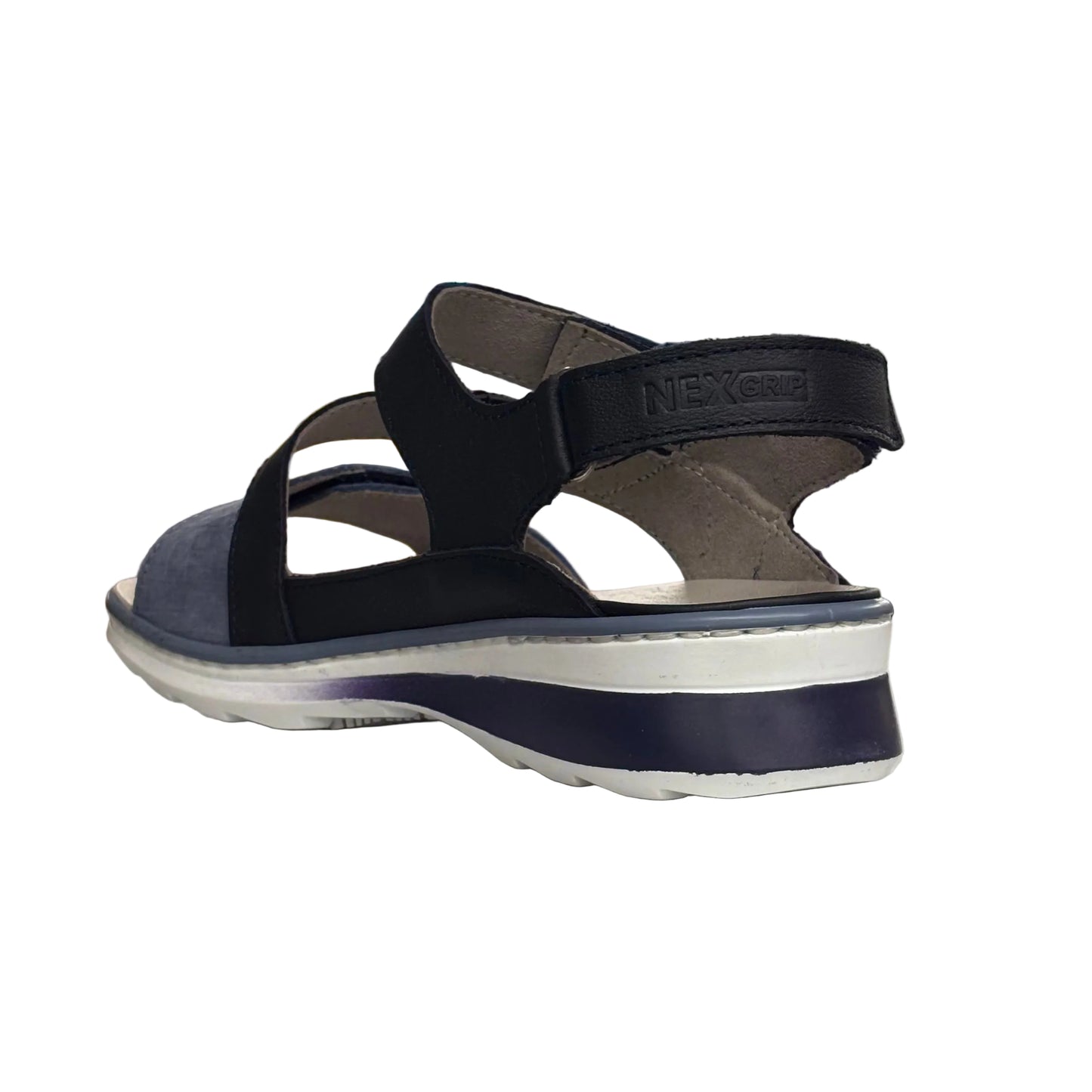 Women's Minerva Navy/Off White Wide