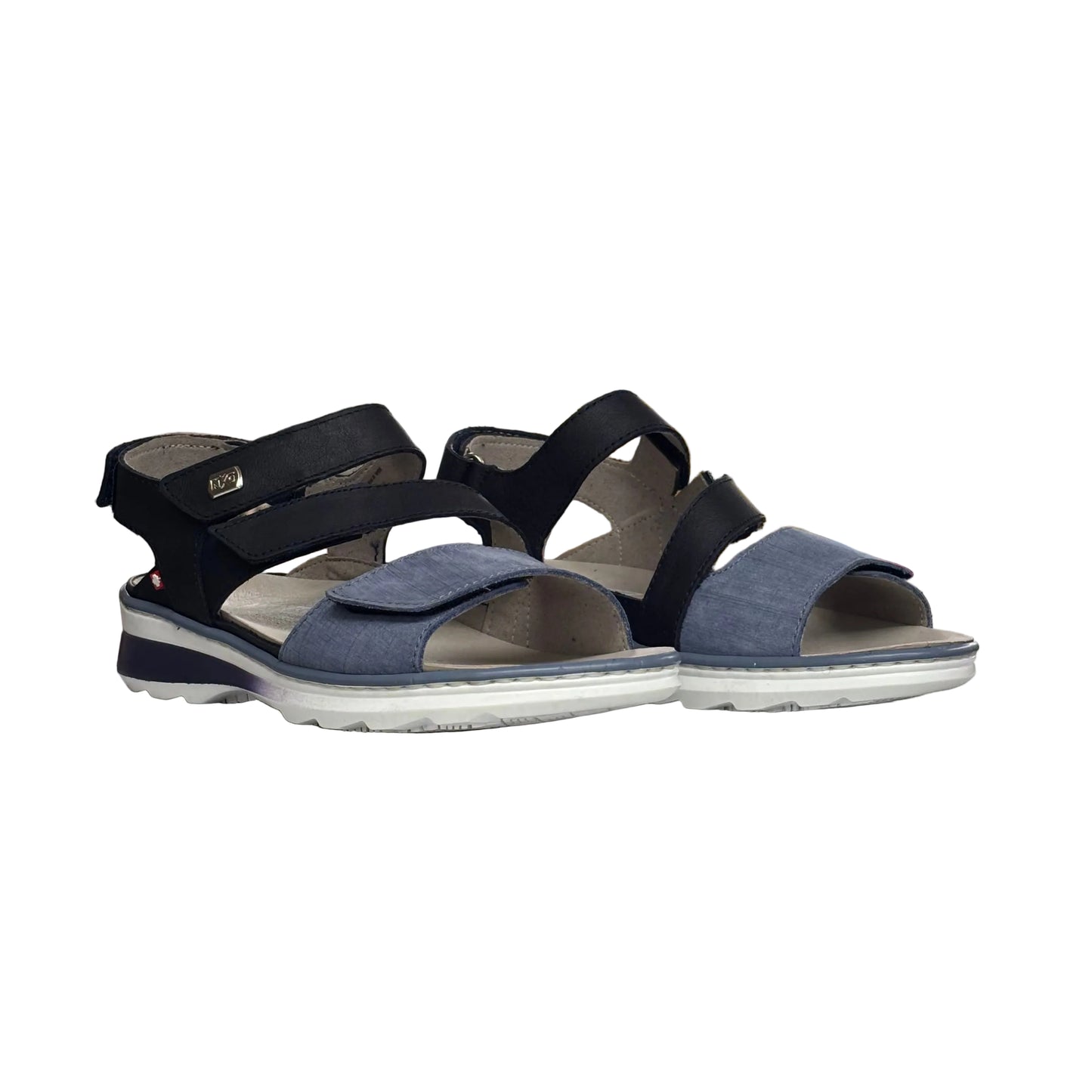 Women's Minerva Navy/Off White Wide