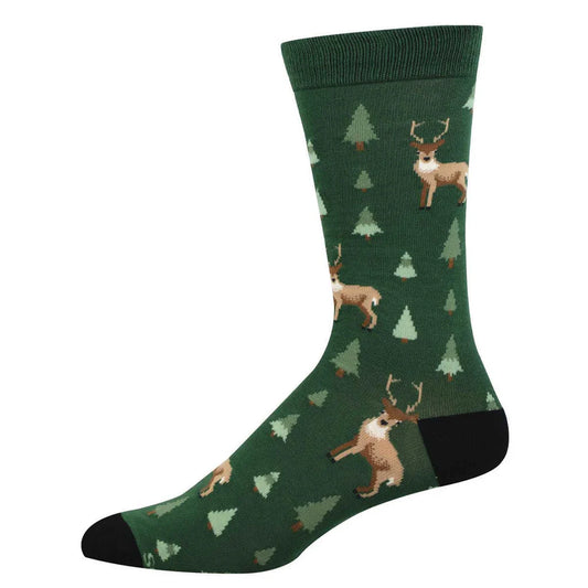 Deer In The Trees - Green