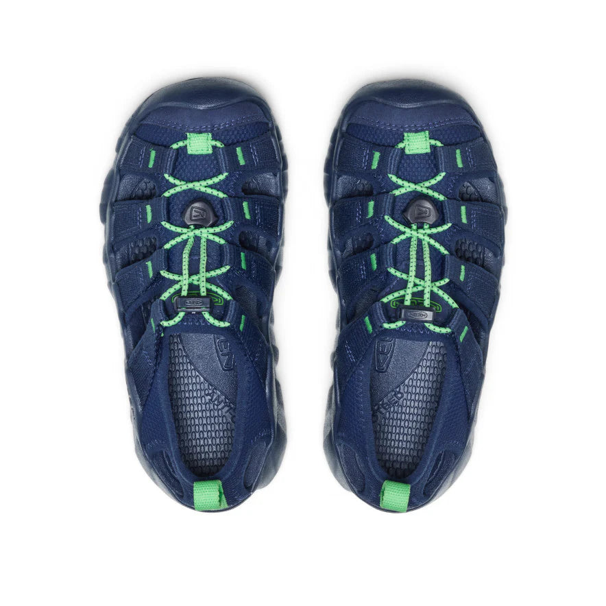 Big Kids' Hyperport H2 Sandal Naval Academy/Vibrant Green (1Y-7Y)