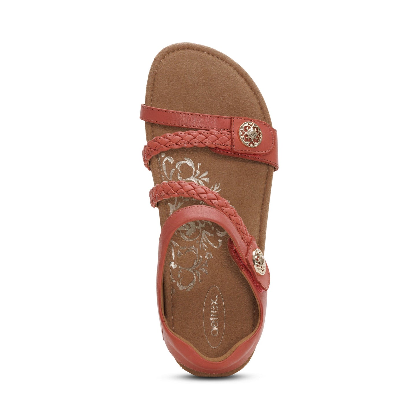 Women's Jillian Braided Quarter Strap Antique Rose