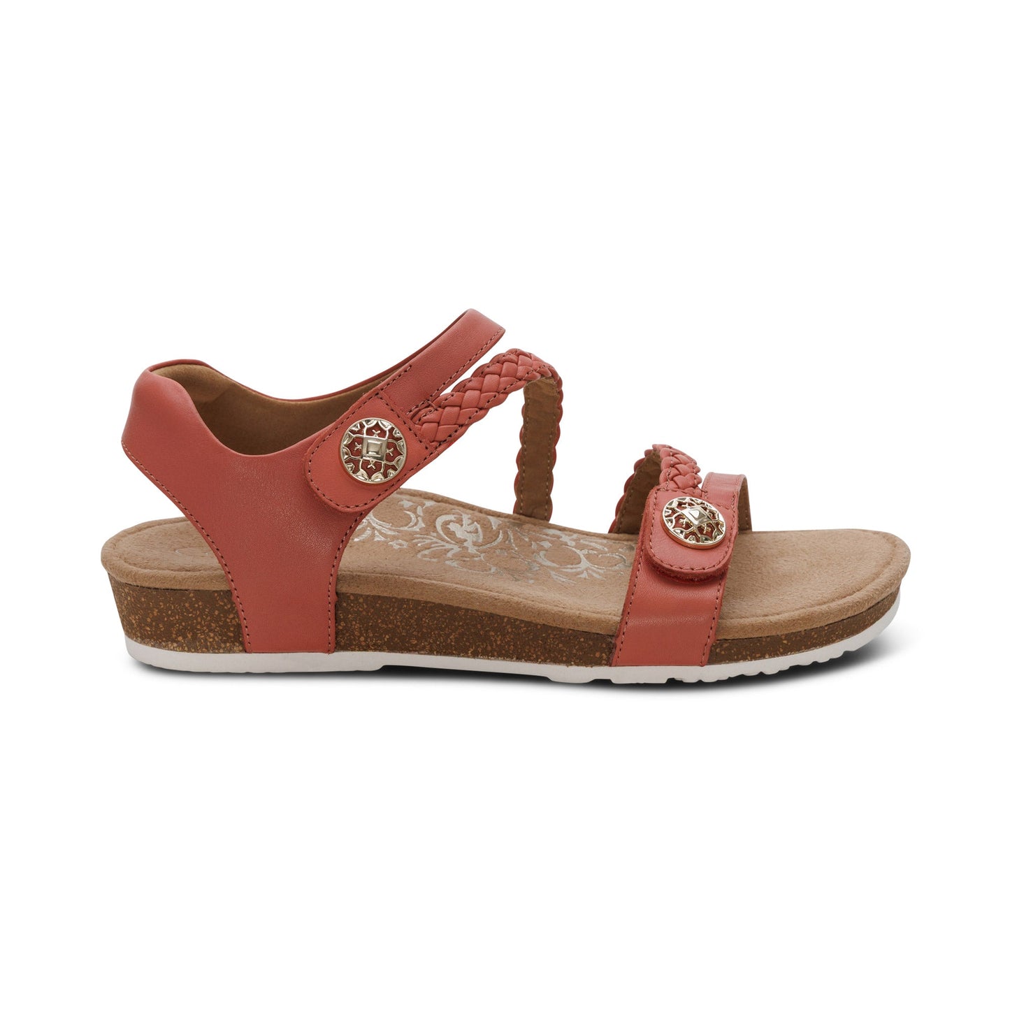Women's Jillian Braided Quarter Strap Antique Rose