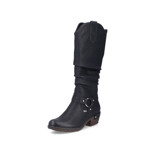 93670-00 Black Tall Boot Lined RTex