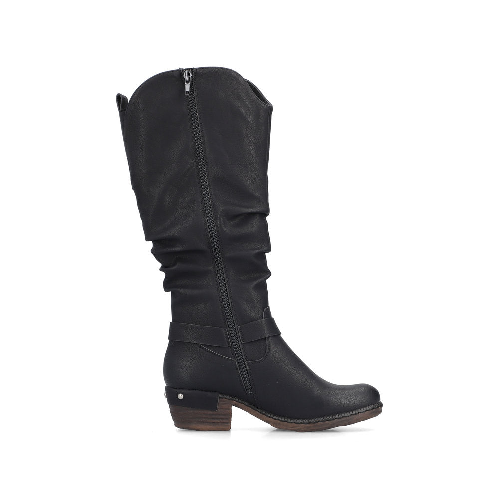 93670-00 Black Tall Boot Lined RTex