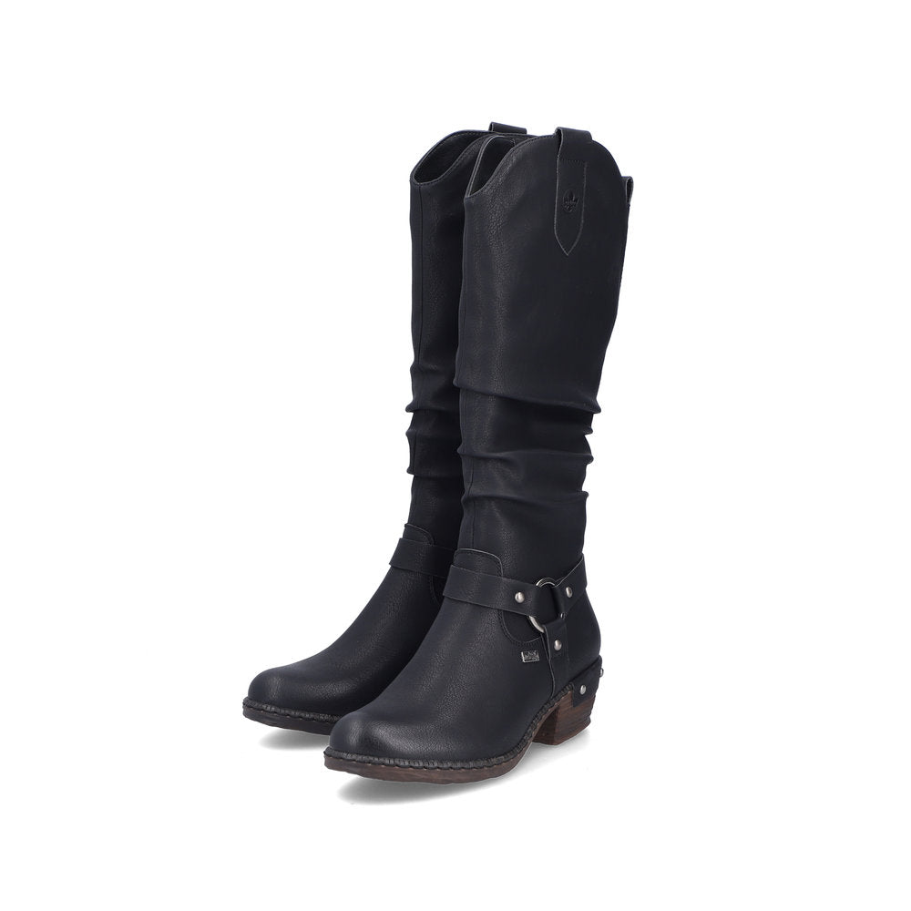 93670-00 Black Tall Boot Lined RTex