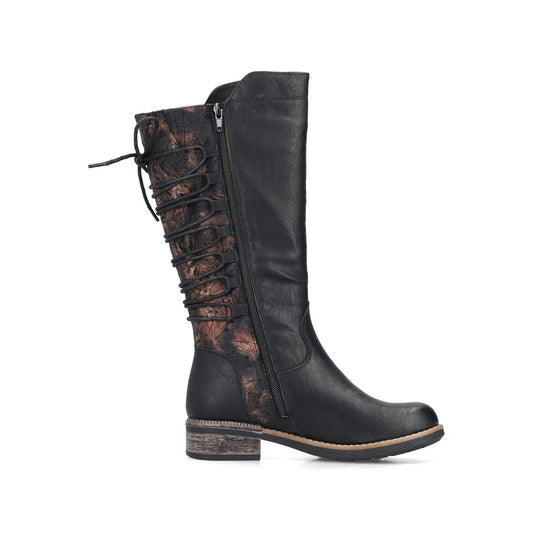 94693-00 Black Multi Tall Side Zip RTex