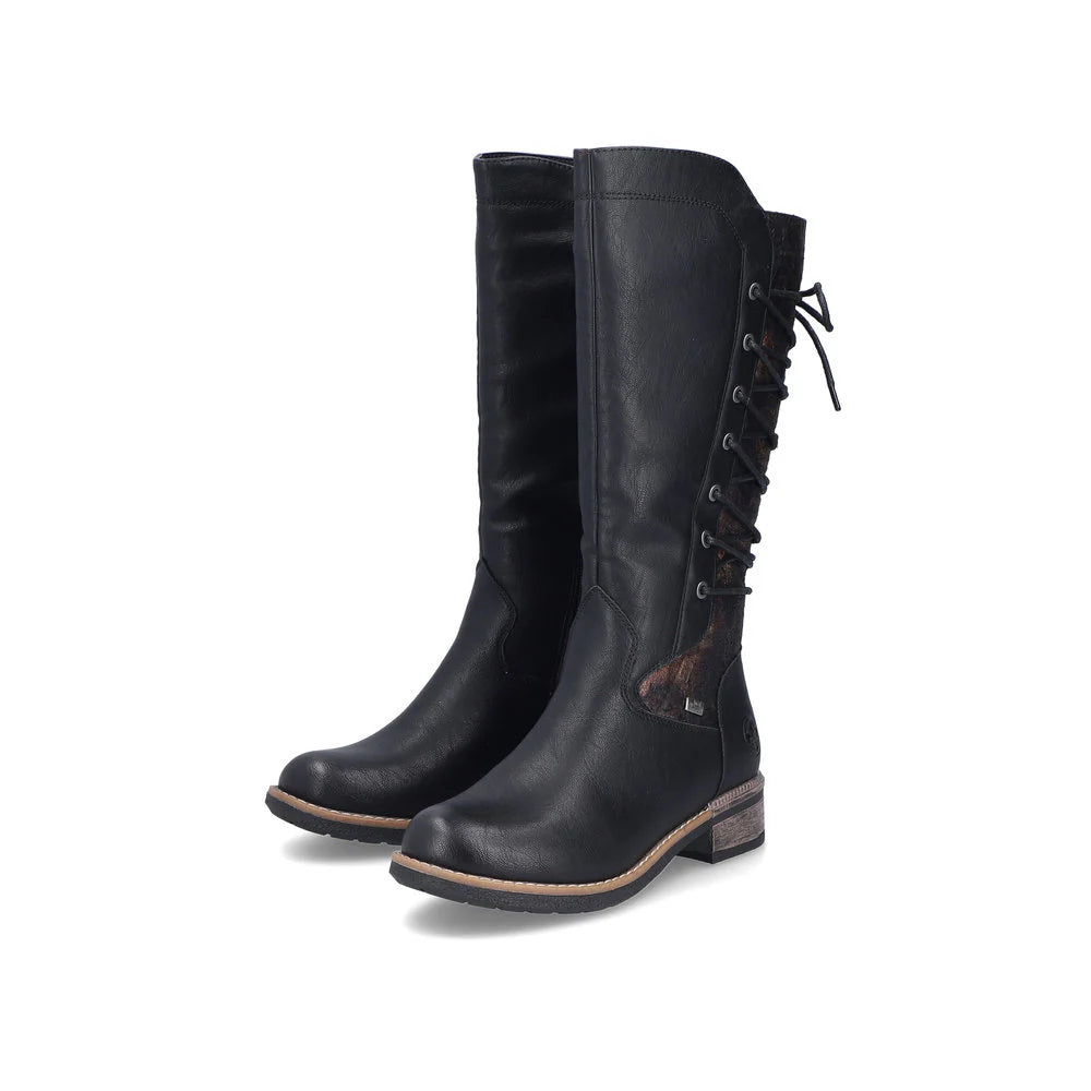 94693-00 Black Multi Tall Side Zip RTex