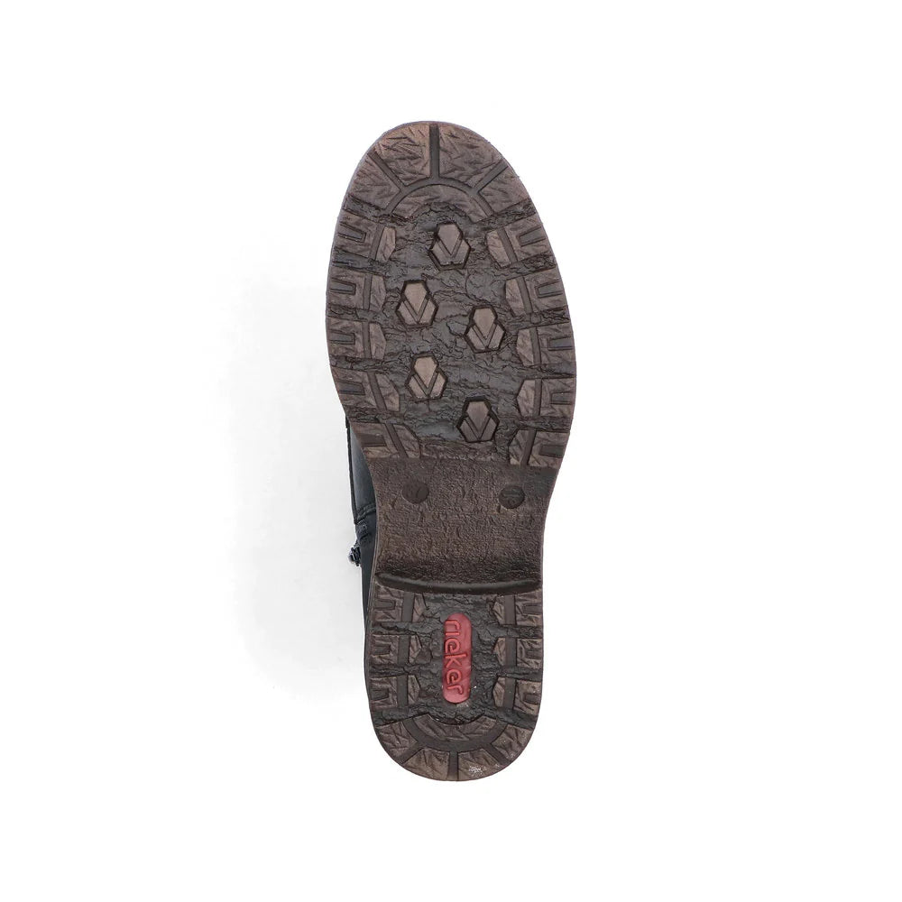 94712-00 Black Multi Ankle Lace/Zip RTex