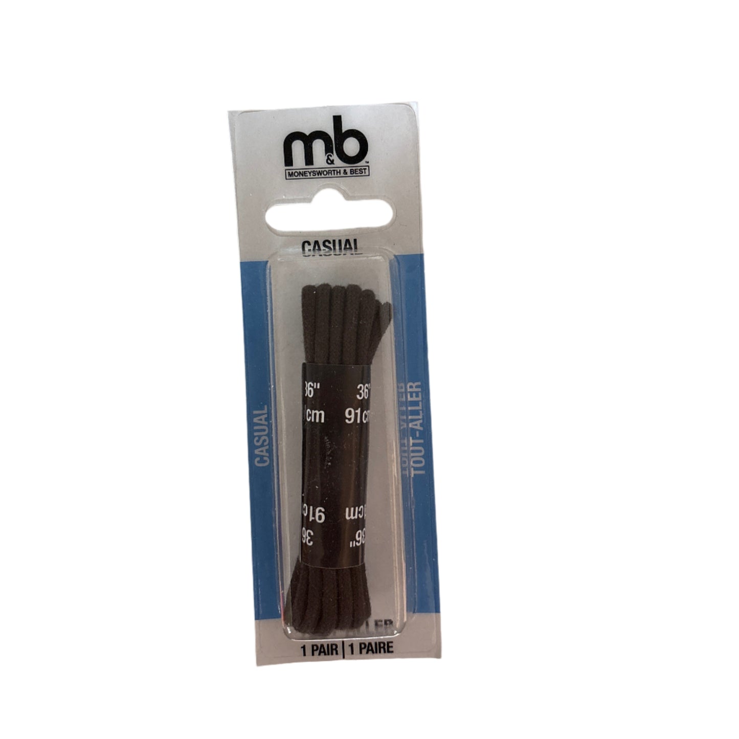 M & B 36" Casual Round Brown