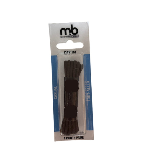M & B Casual Round Laces Brown - Assorted Sizes