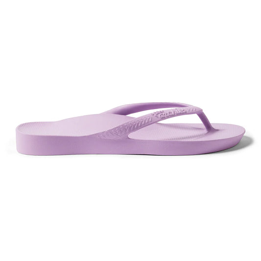 Archies Arch Support Flip Flops Lilac