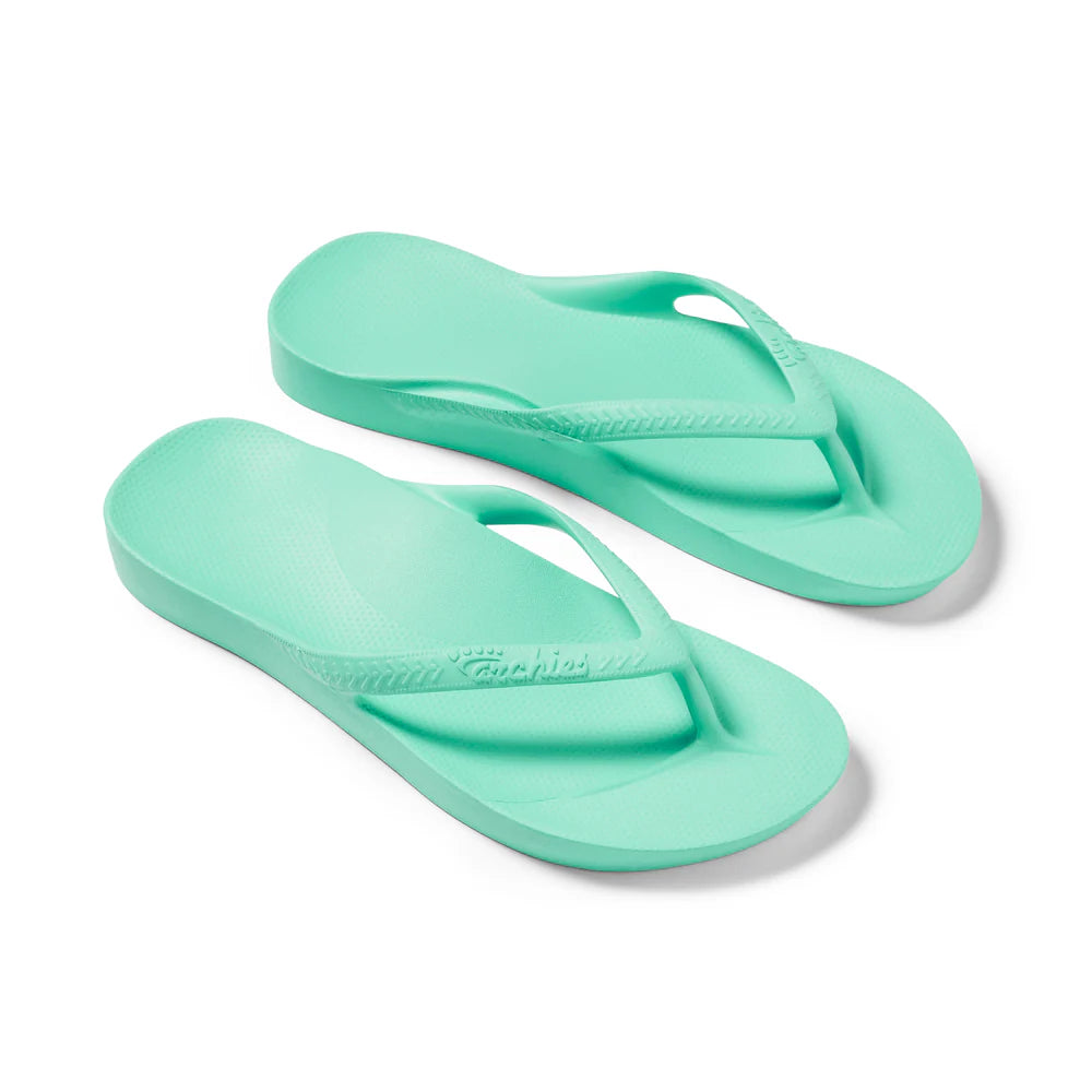 Archies Arch Support Flip Flops Mint