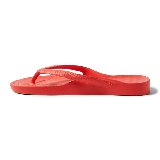 Archies Arch Support Flip Flops Coral