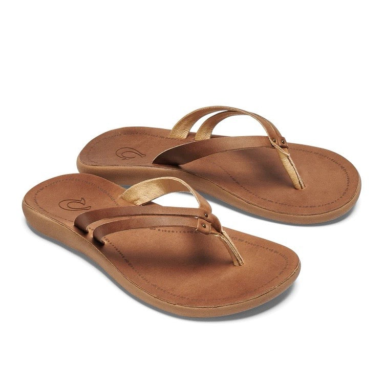 Women's Kapehe Luana Flip Flop Sandal-Sahara/Sahara