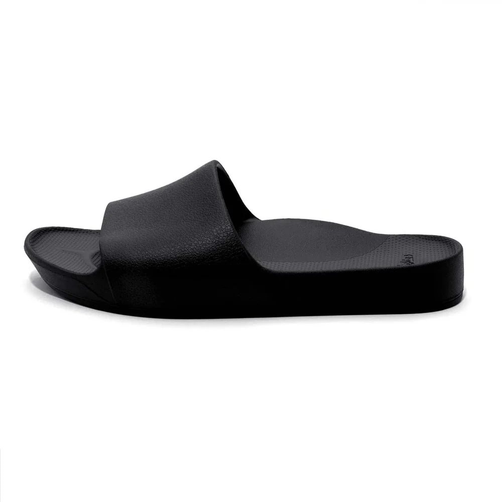 Archies Arch Support Slides Black