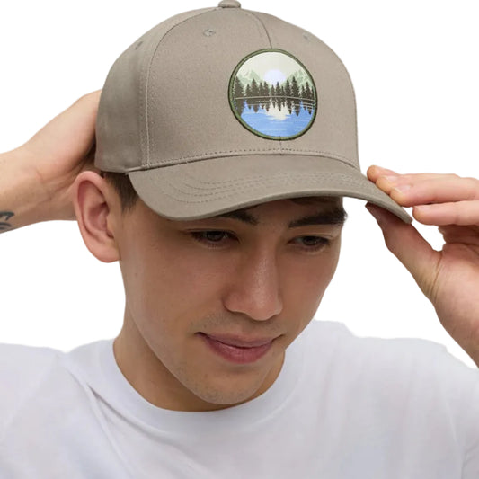 Lake Patch Elevation Hat (Clay/Lakeside Blue)