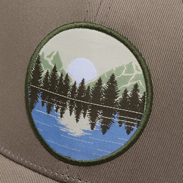 Lake Patch Elevation Hat (Clay/Lakeside Blue)