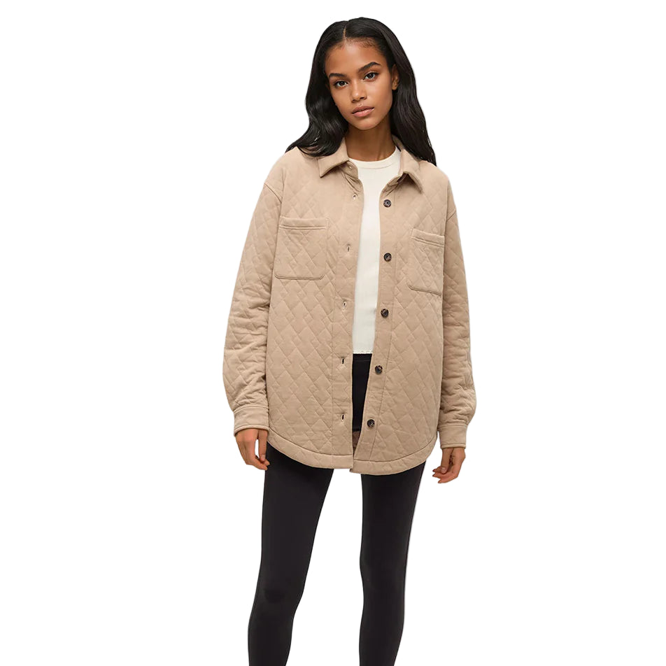 Women's Dunes Shacket (Birchwood Heather)