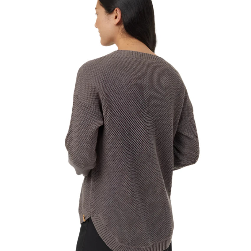 W Highline Drop Shoulder Sweater (Dark Elkwood Heather)