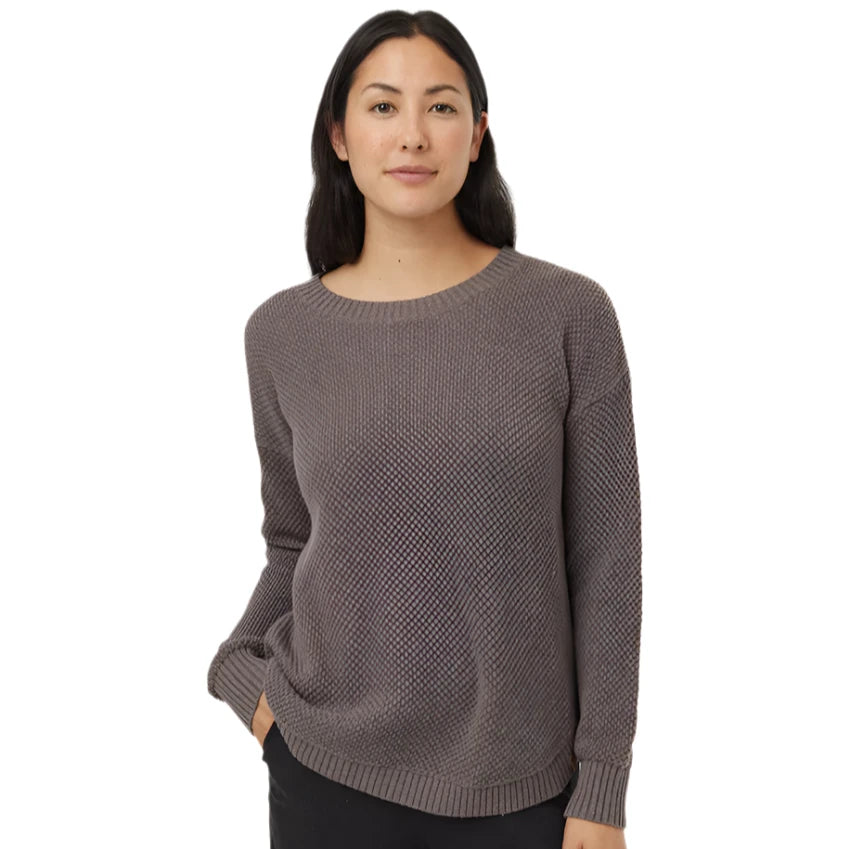 W Highline Drop Shoulder Sweater (Dark Elkwood Heather)