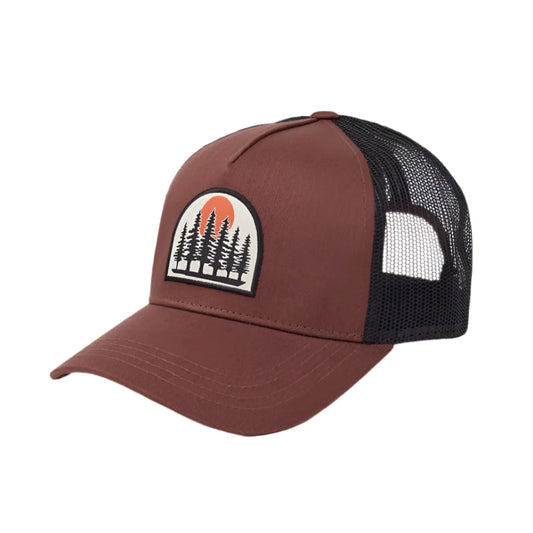 Tentree Crest Altitude Hat (Deep Mahogany/Vintage White)