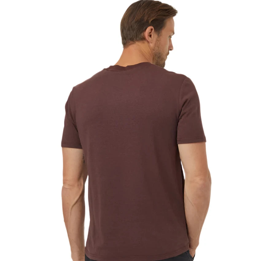 M Pine Trio T-Shirt (Deep Mahogany/Black Bean)