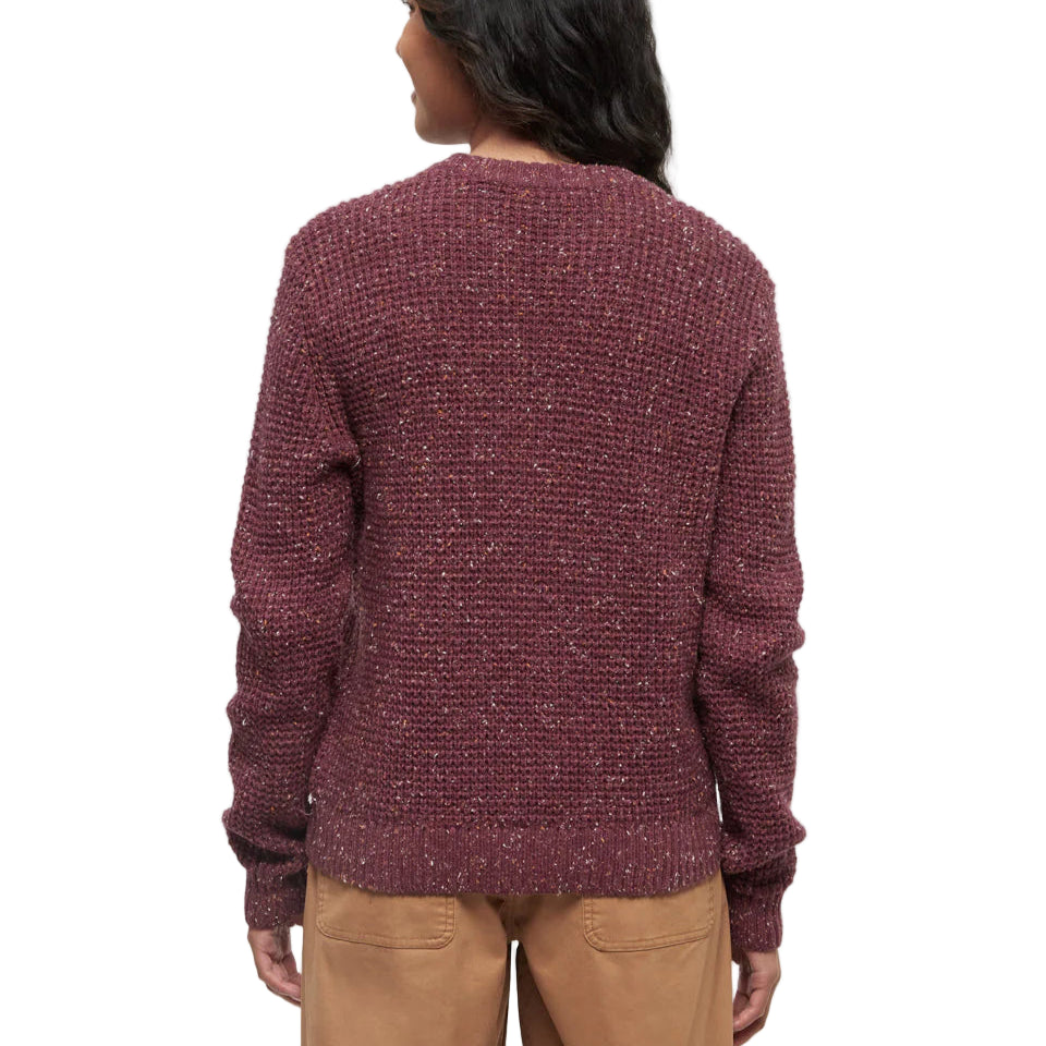 Women's Morrell Sweater (Deep Burgundy Nep)