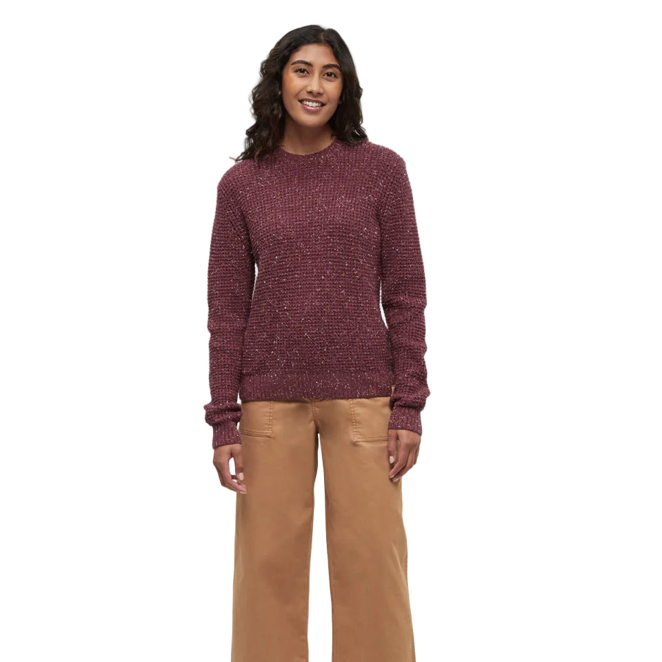 Women's Morrell Sweater (Deep Burgundy Nep)