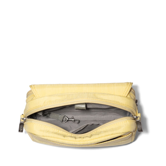 Coastal Flip Lock Camera Bag Crossbody Butter Yellow