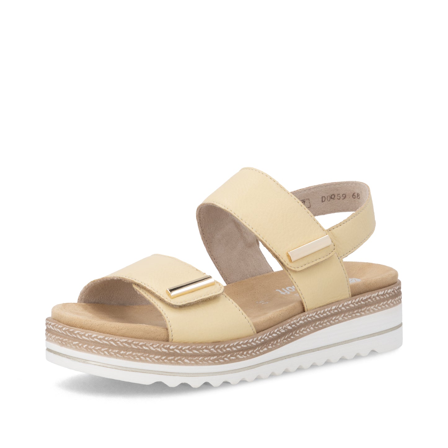 D0Q59-68 Light Yellow Velcro