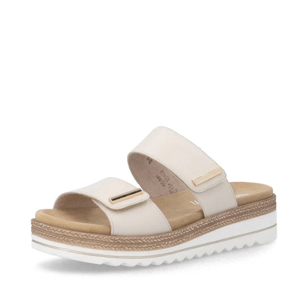 D0Q64-60 Beige Velcro Slide