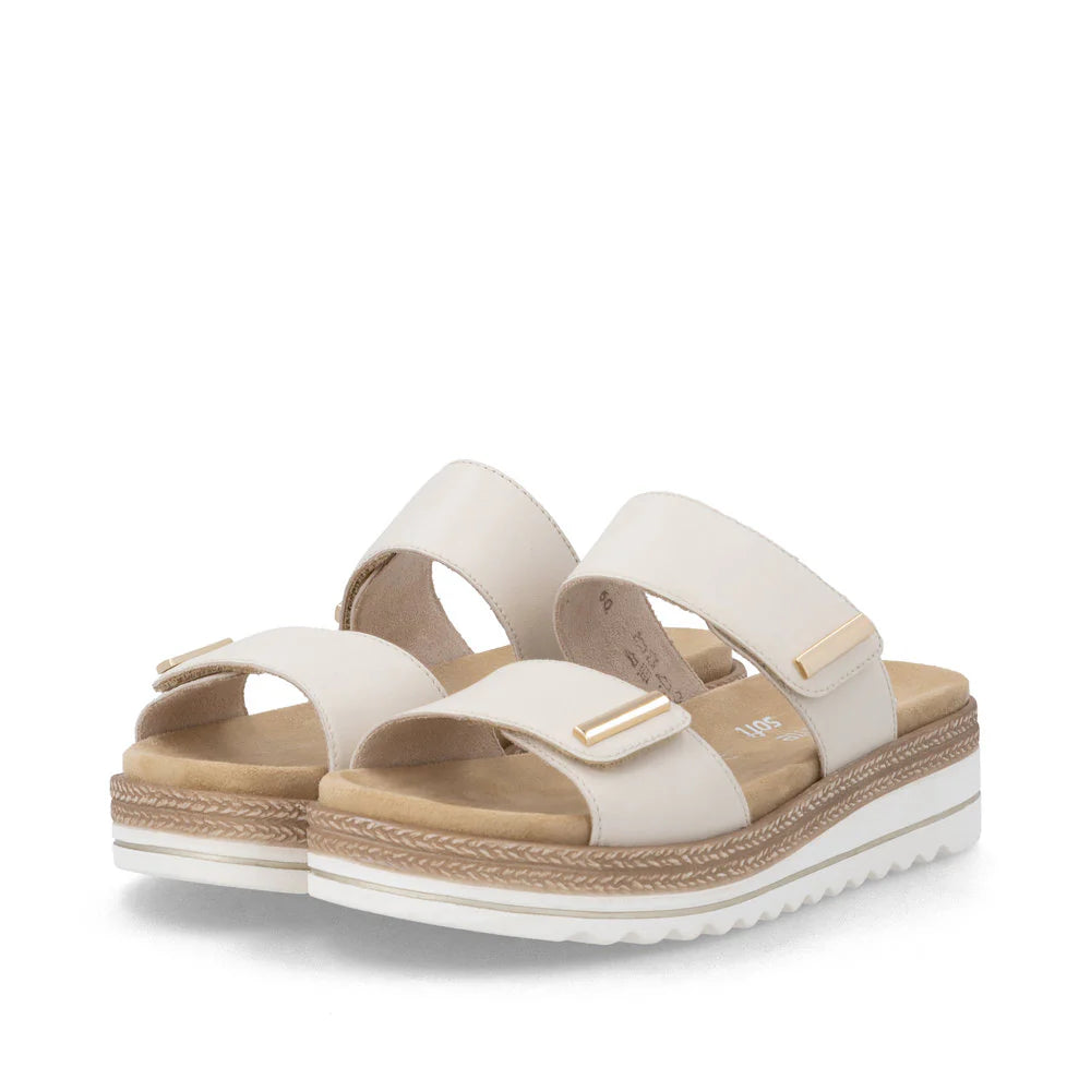 D0Q64-60 Beige Velcro Slide